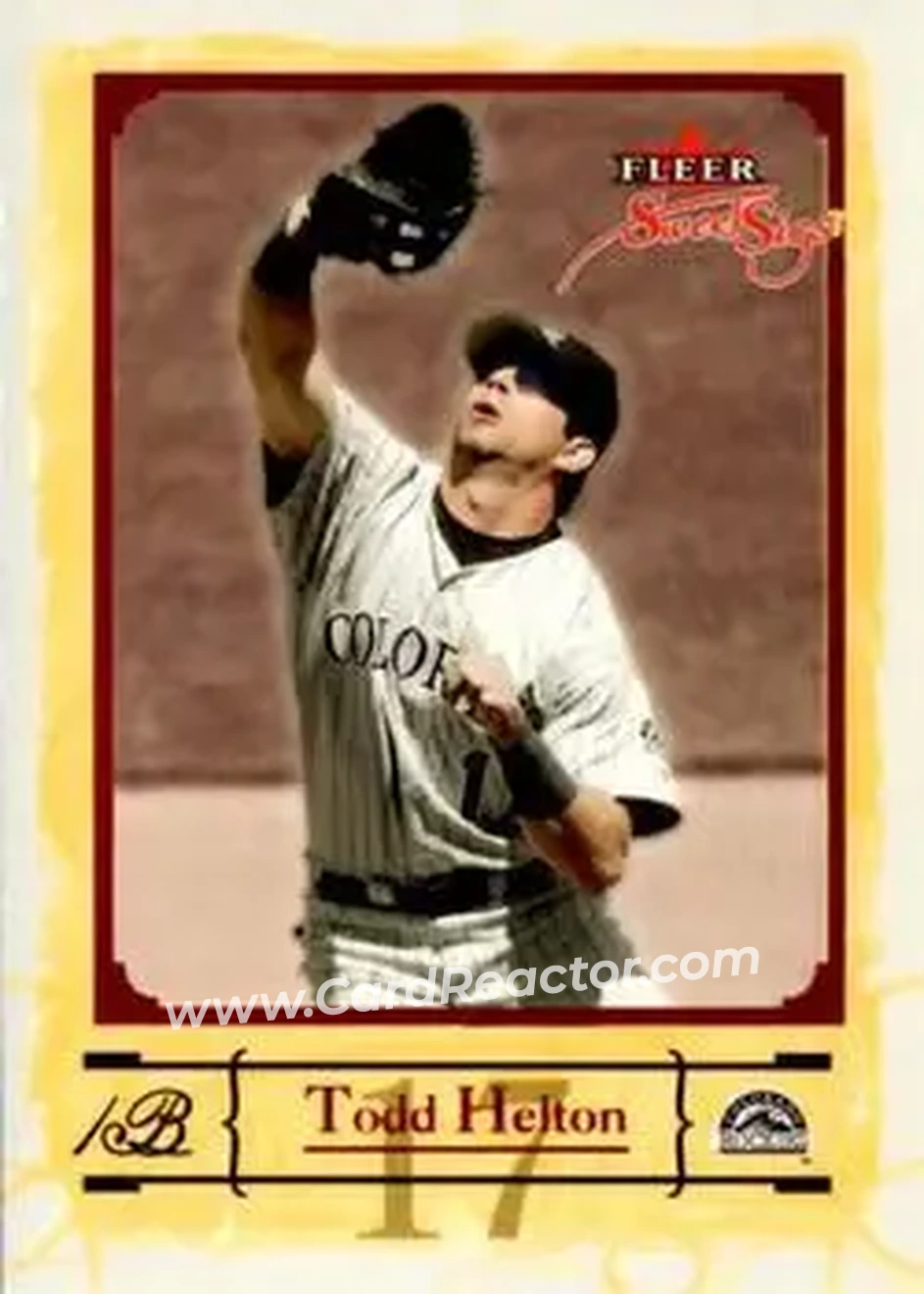2004 Fleer Sweet Sigs #30 - Todd Helton - Colorado Rockies - Front