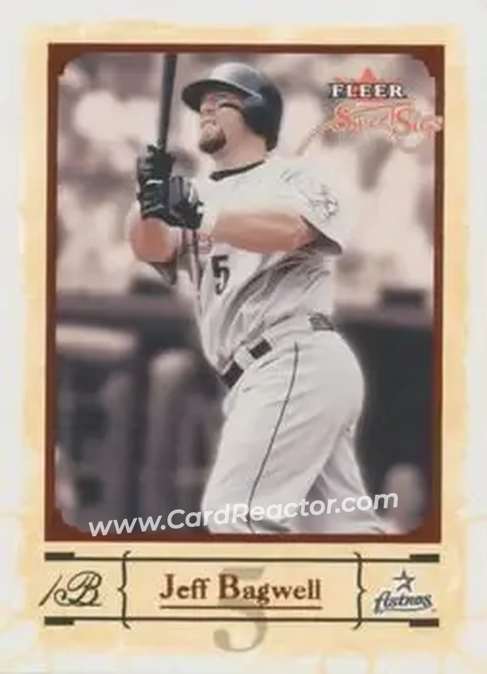 2004 Fleer Sweet Sigs #32 - Jeff Bagwell - Houston Astros - Front