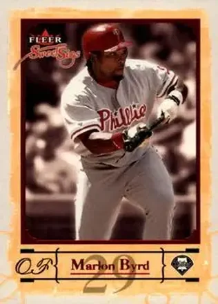 2004 Fleer Sweet Sigs #33 - Marlon Byrd - Philadelphia Phillies