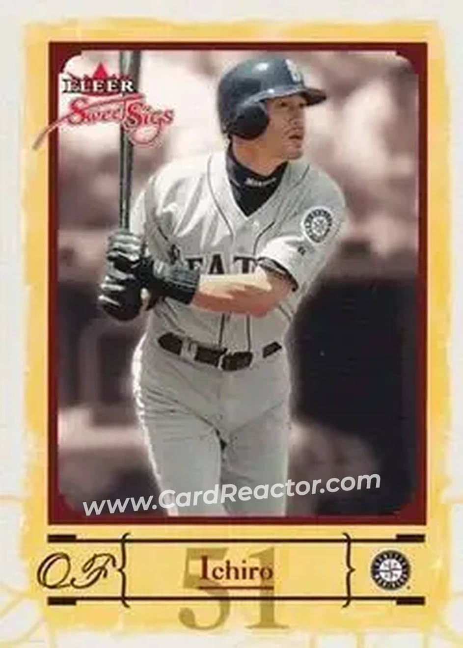 2004 Fleer Sweet Sigs #34 - Ichiro - Seattle Mariners - Front