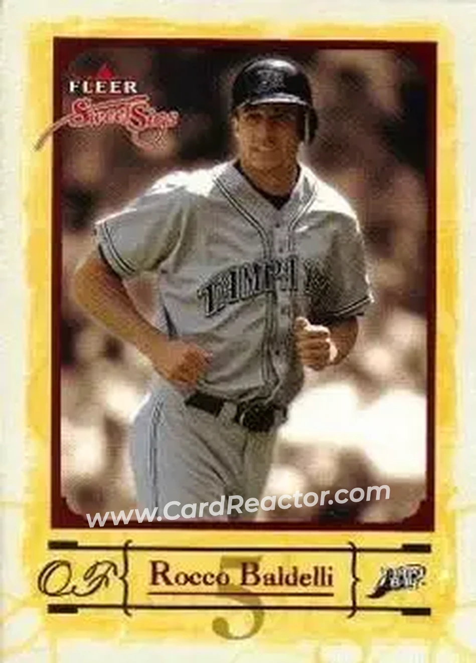 2004 Fleer Sweet Sigs #35 - Rocco Baldelli - Tampa Bay Devil Rays - Front