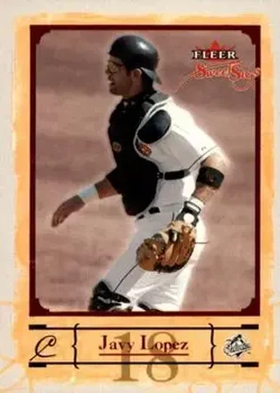 2004 Fleer Sweet Sigs #37 - Javier Lopez - Baltimore Orioles