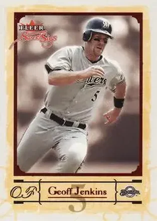 2004 Fleer Sweet Sigs #40 - Geoff Jenkins - Milwaukee Brewers
