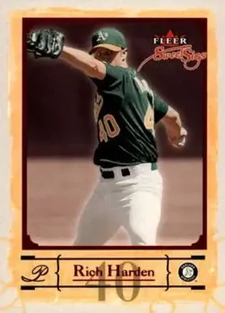 2004 Fleer Sweet Sigs #42 - Rich Harden - Oakland Athletics