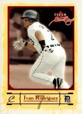 2004 Fleer Sweet Sigs #45 - Ivan Rodriguez - Detroit Tigers