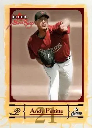 2004 Fleer Sweet Sigs #47 - Andy Pettitte - Houston Astros