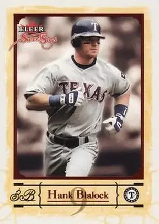 2004 Fleer Sweet Sigs #52 - Hank Blalock - Texas Rangers