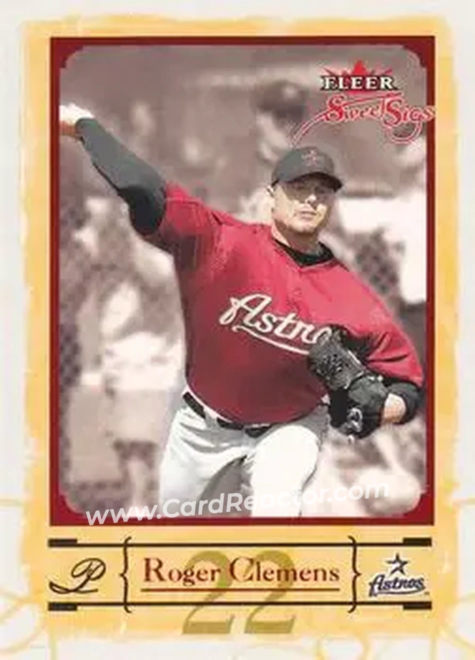2004 Fleer Sweet Sigs #53 - Roger Clemens - Houston Astros - Front