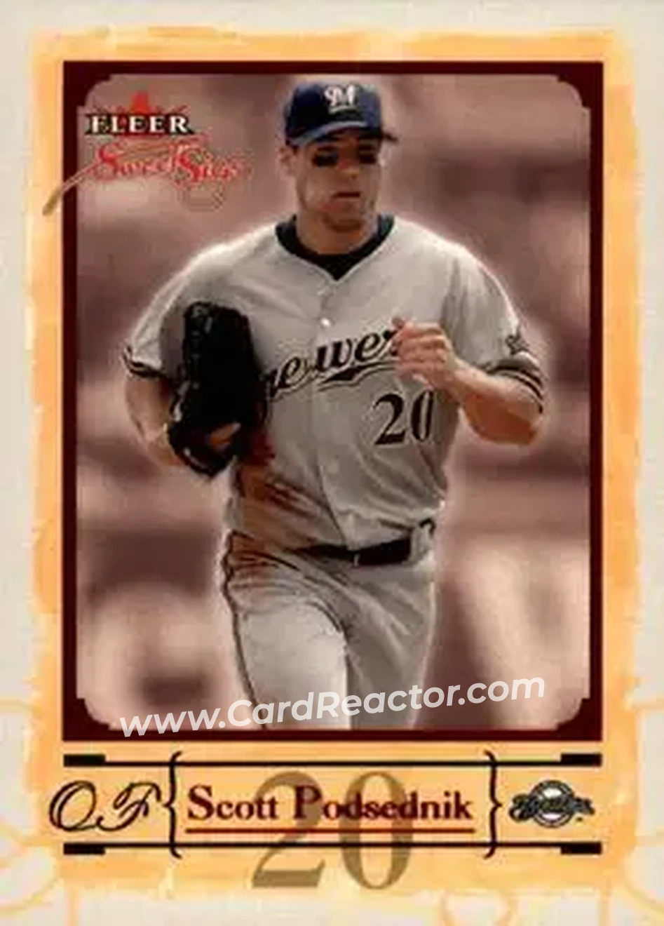 2004 Fleer Sweet Sigs #54 - Scott Podsednik - Milwaukee Brewers - Front