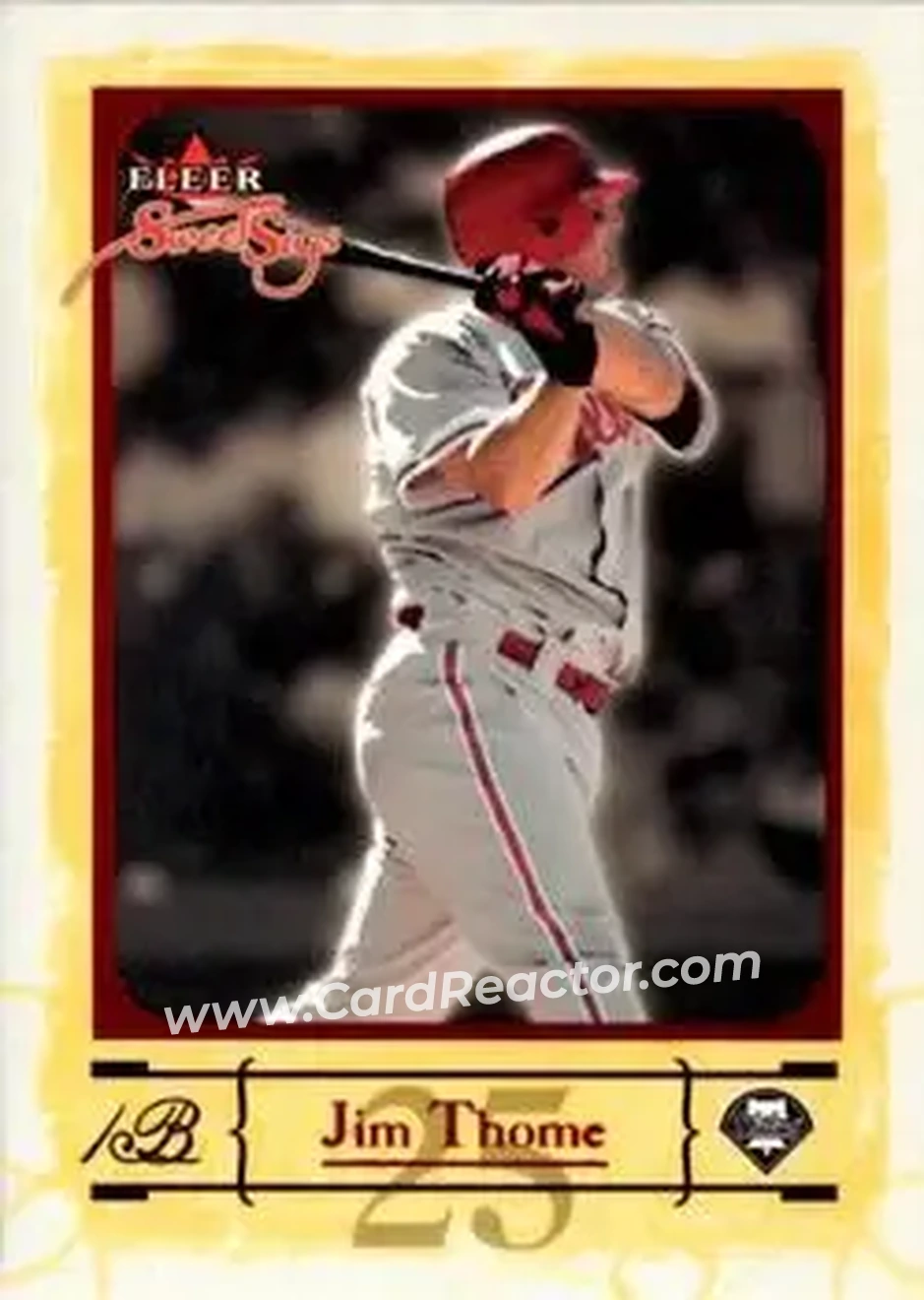 2004 Fleer Sweet Sigs #57 - Jim Thome - Philadelphia Phillies - Front