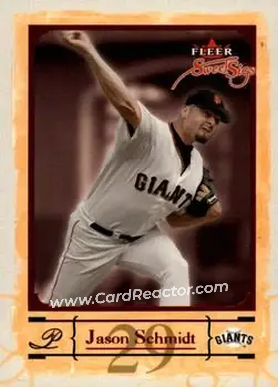 2004 Fleer Sweet Sigs #58 - Jason Schmidt - San Francisco Giants - Front