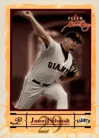 2004 Fleer Sweet Sigs #58 - Jason Schmidt - San Francisco Giants