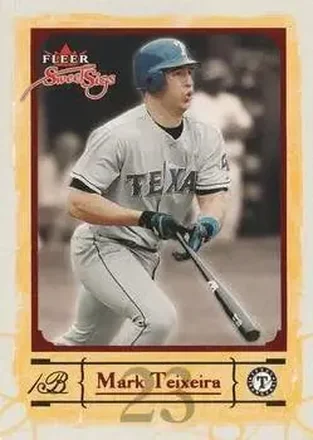 2004 Fleer Sweet Sigs #60 - Mark Teixeira - Texas Rangers