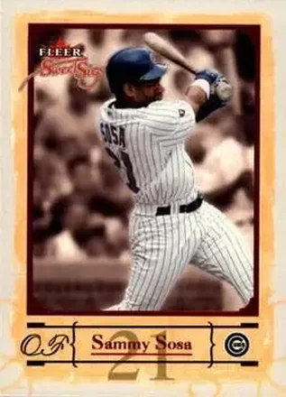 2004 Fleer Sweet Sigs #63 - Sammy Sosa - Chicago Cubs