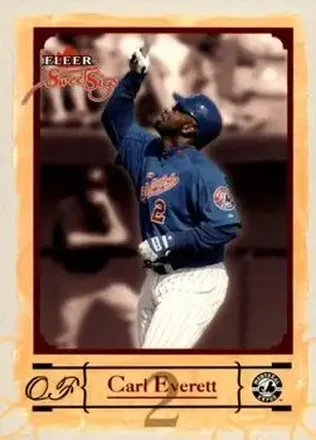 2004 Fleer Sweet Sigs #65 - Carl Everett - Montreal Expos