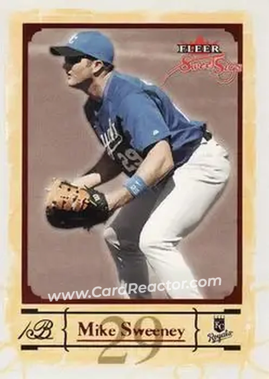 2004 Fleer Sweet Sigs #68 - Mike Sweeney - Kansas City Royals - Front 2004 Fleer Sweet Sigs #68 - Mike Sweeney - Kansas City Royals - Front