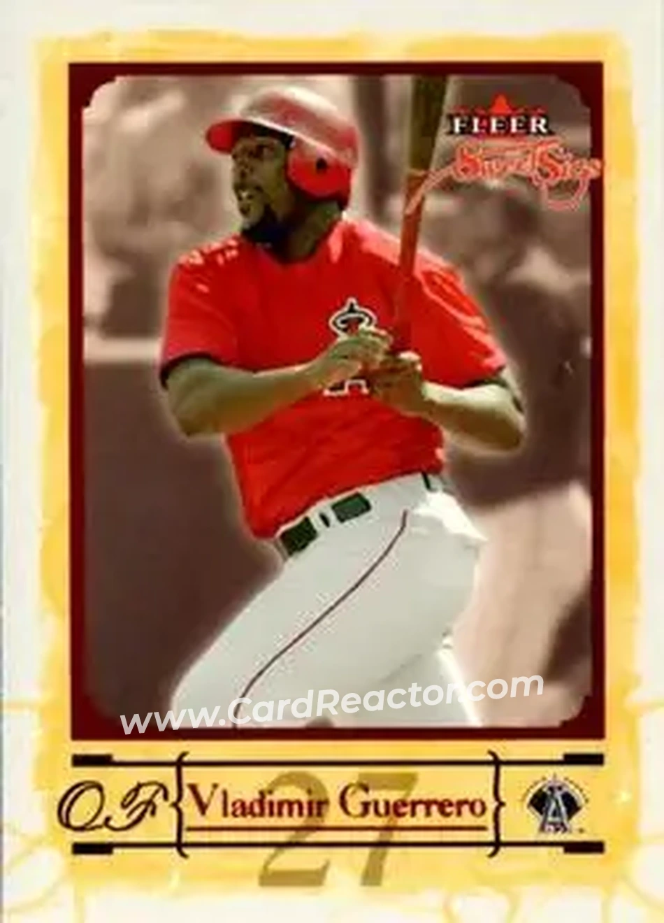 2004 Fleer Sweet Sigs #70 - Vladimir Guerrero - Anaheim Angels - Front