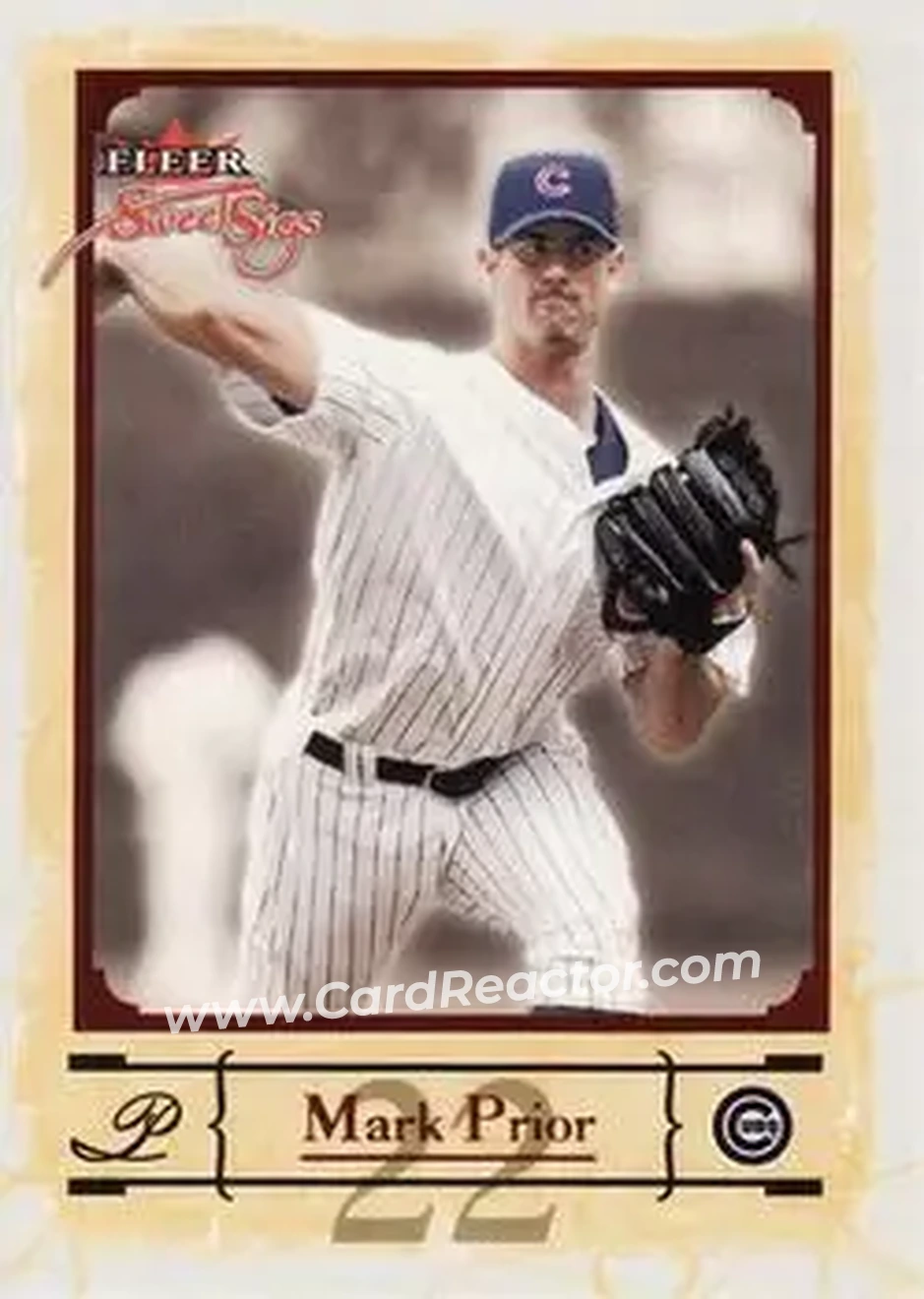 2004 Fleer Sweet Sigs #72 - Mark Prior - Chicago Cubs - Front 2004 Fleer Sweet Sigs #72 - Mark Prior - Chicago Cubs - Front