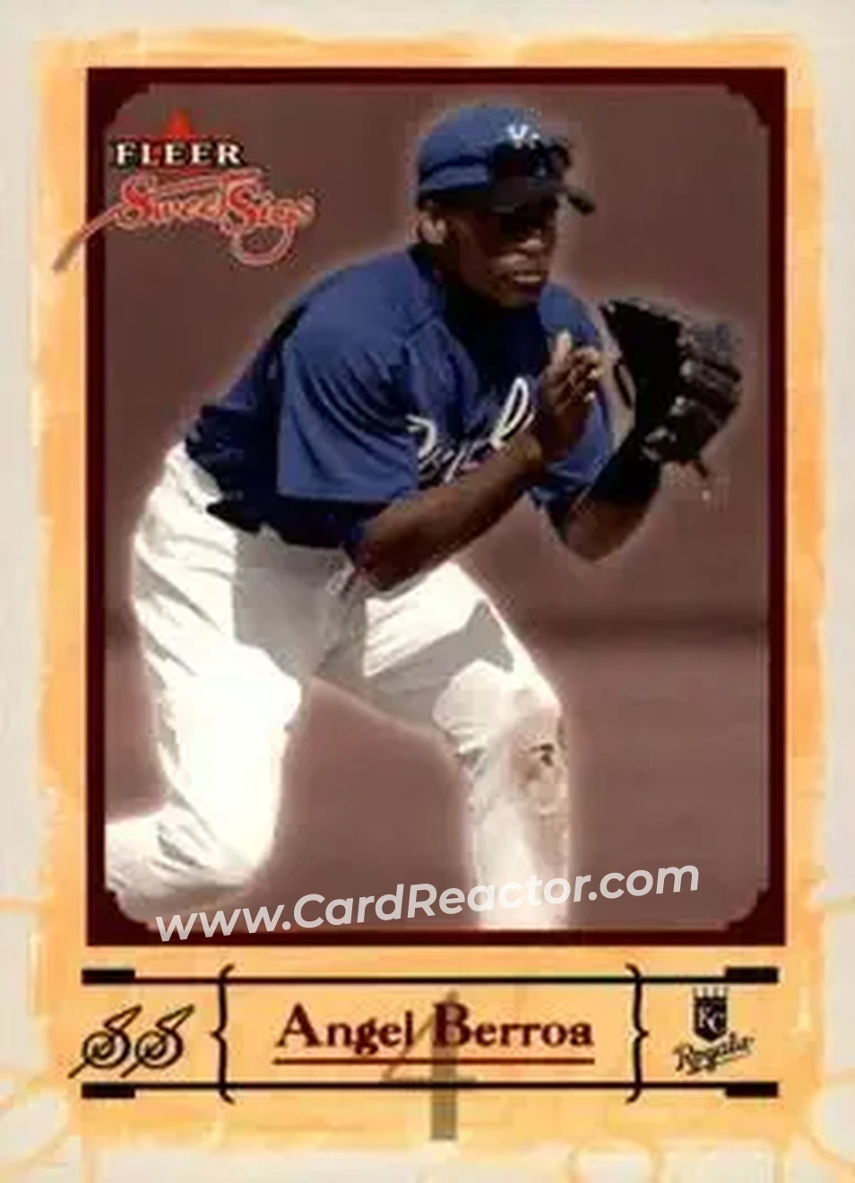 2004 Fleer Sweet Sigs #73 - Angel Berroa - Kansas City Royals - Front