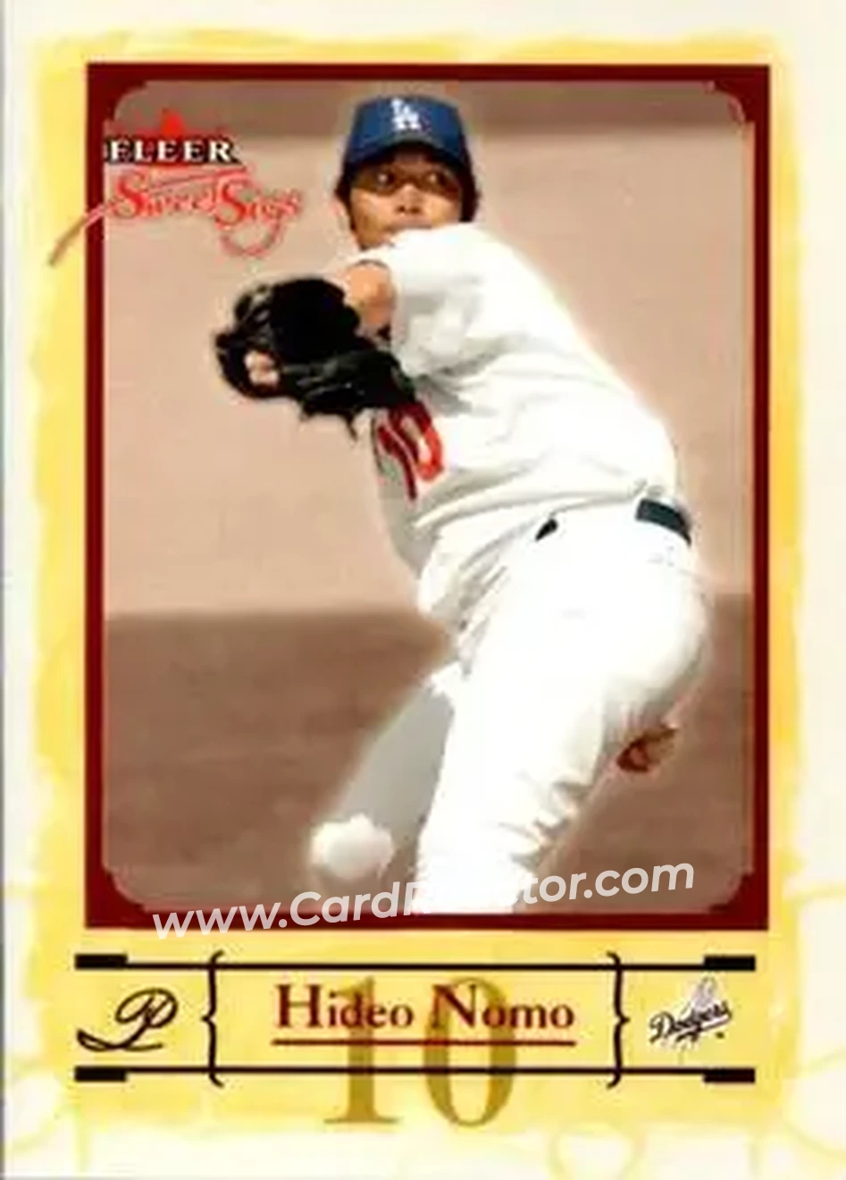 2004 Fleer Sweet Sigs #74 - Hideo Nomo - Los Angeles Dodgers - Front