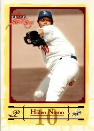 2004 Fleer Sweet Sigs #74 - Hideo Nomo - Los Angeles Dodgers