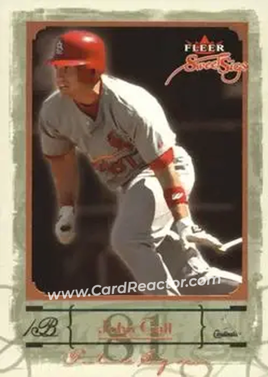 2004 Fleer Sweet Sigs #76 - John Gall - St. Louis Cardinals - Front