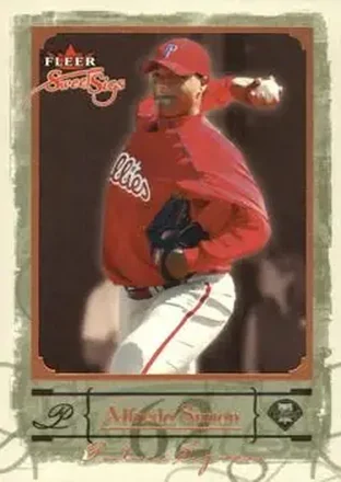 2004 Fleer Sweet Sigs #78 - Alfredo Simon - Philadelphia Phillies