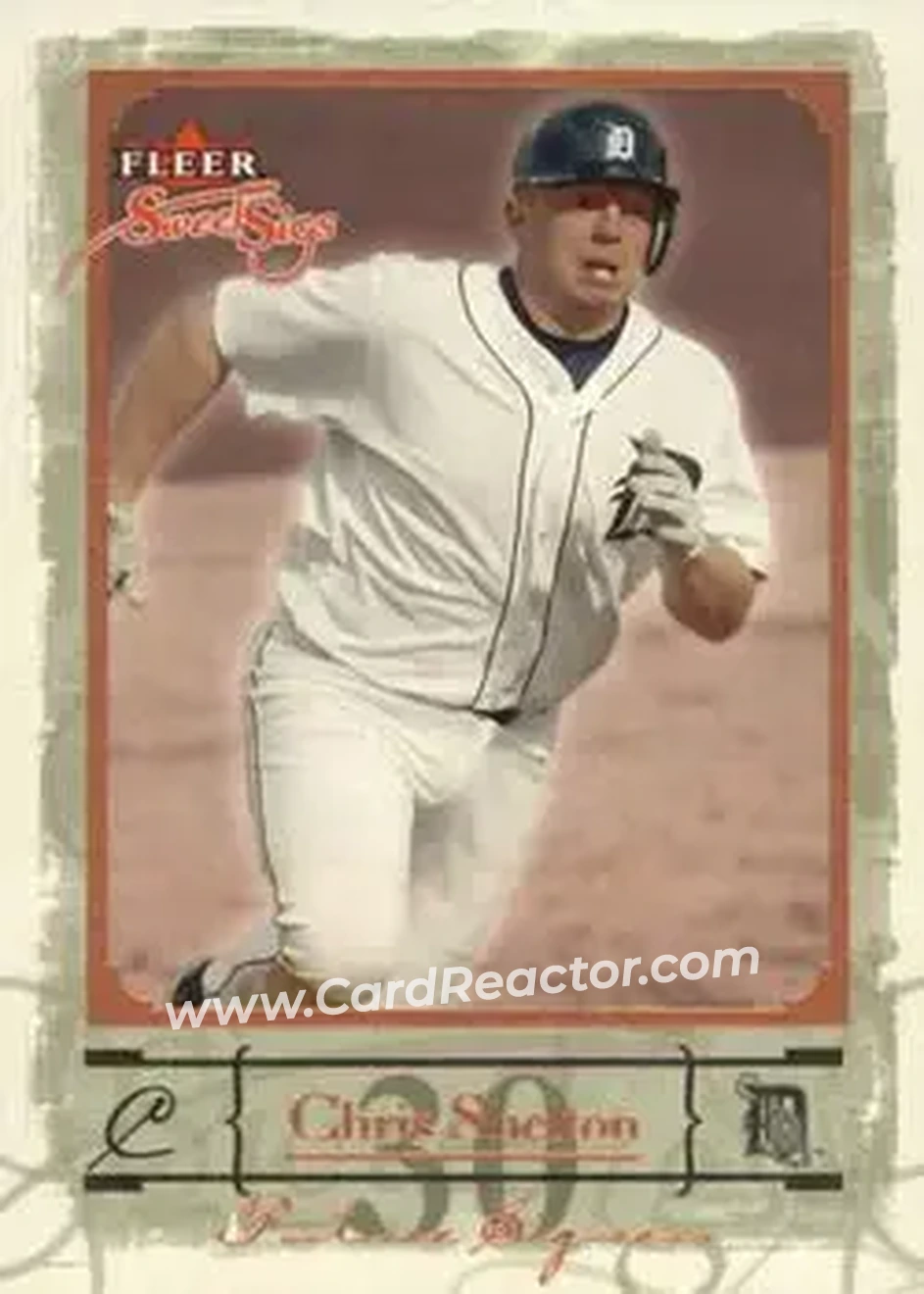 2004 Fleer Sweet Sigs #84 - Chris Shelton - Detroit Tigers - Front
