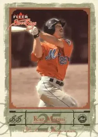 2004 Fleer Sweet Sigs #91 - Kazuo Matsui - New York Mets