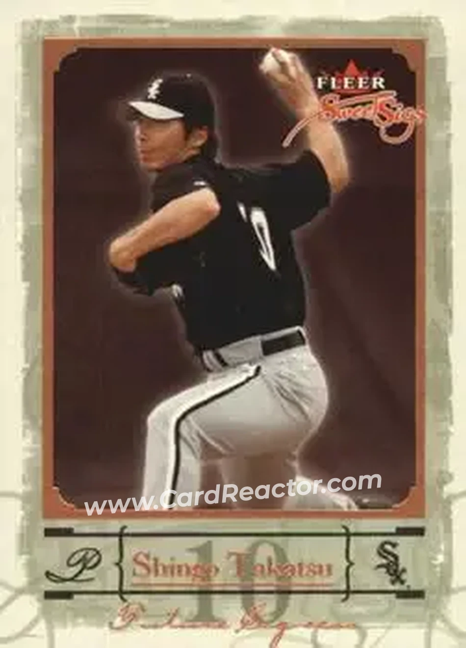 2004 Fleer Sweet Sigs #93 - Shingo Takatsu - Chicago White Sox - Front