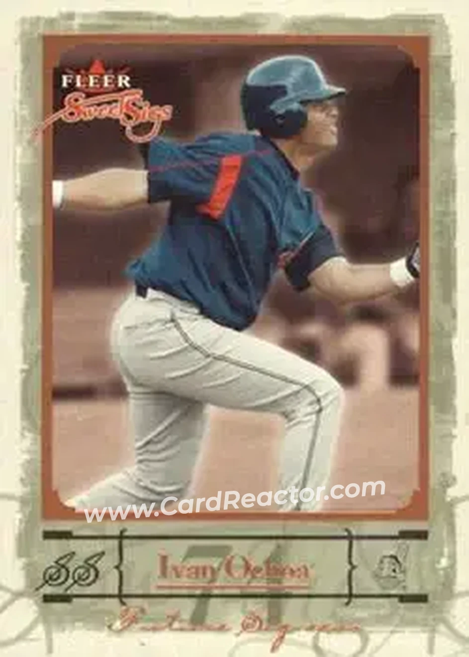 2004 Fleer Sweet Sigs #94 - Ivan Ochoa - Cleveland Indians - Front