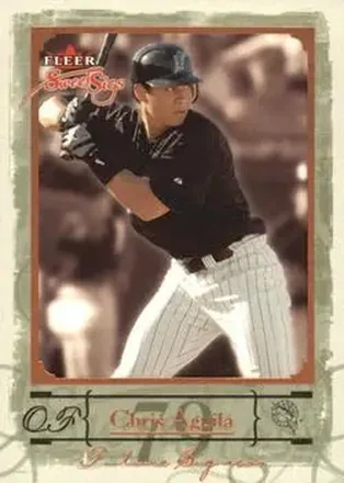 2004 Fleer Sweet Sigs #95 - Chris Aguila - Florida Marlins