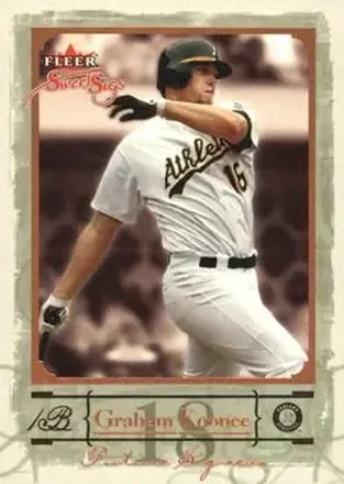 2004 Fleer Sweet Sigs #97 - Graham Koonce - Oakland Athletics