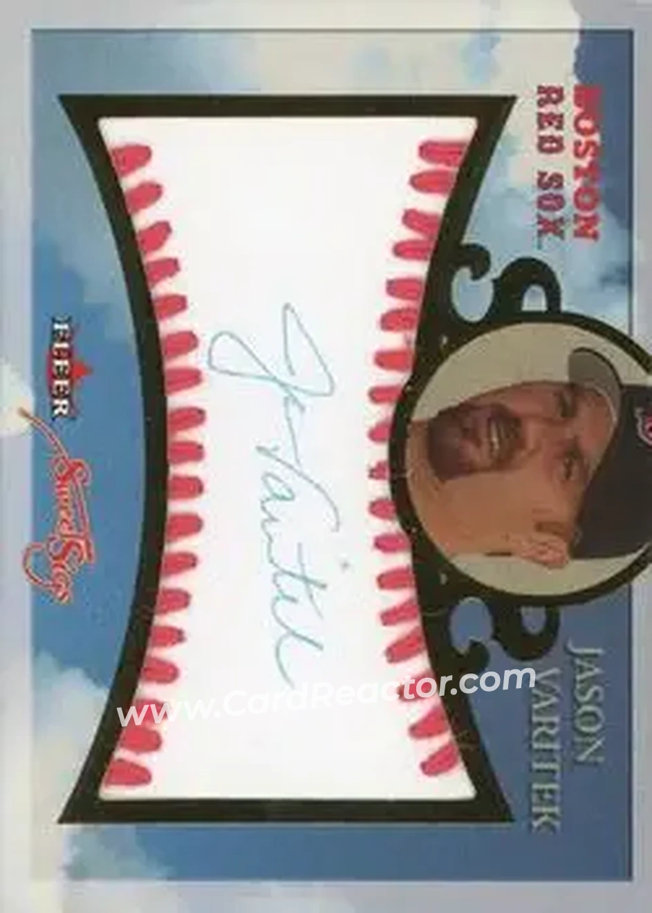 2004 Fleer Sweet Sigs - Autograph Gold #SG-JV - Jason Varitek - Boston Red Sox - Front