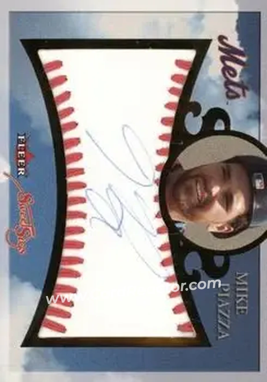 2004 Fleer Sweet Sigs - Autograph Gold #SG-MP2 - Mike Piazza - New York Mets - Front
