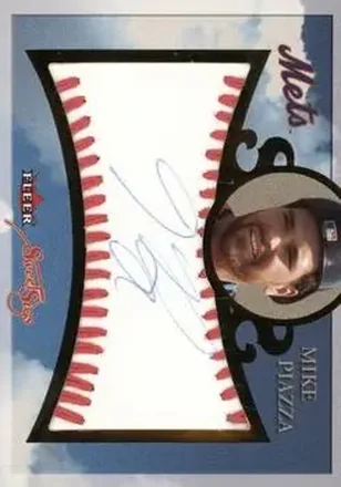 2004 Fleer Sweet Sigs - Autograph Gold #SG-MP2 - Mike Piazza - New York Mets