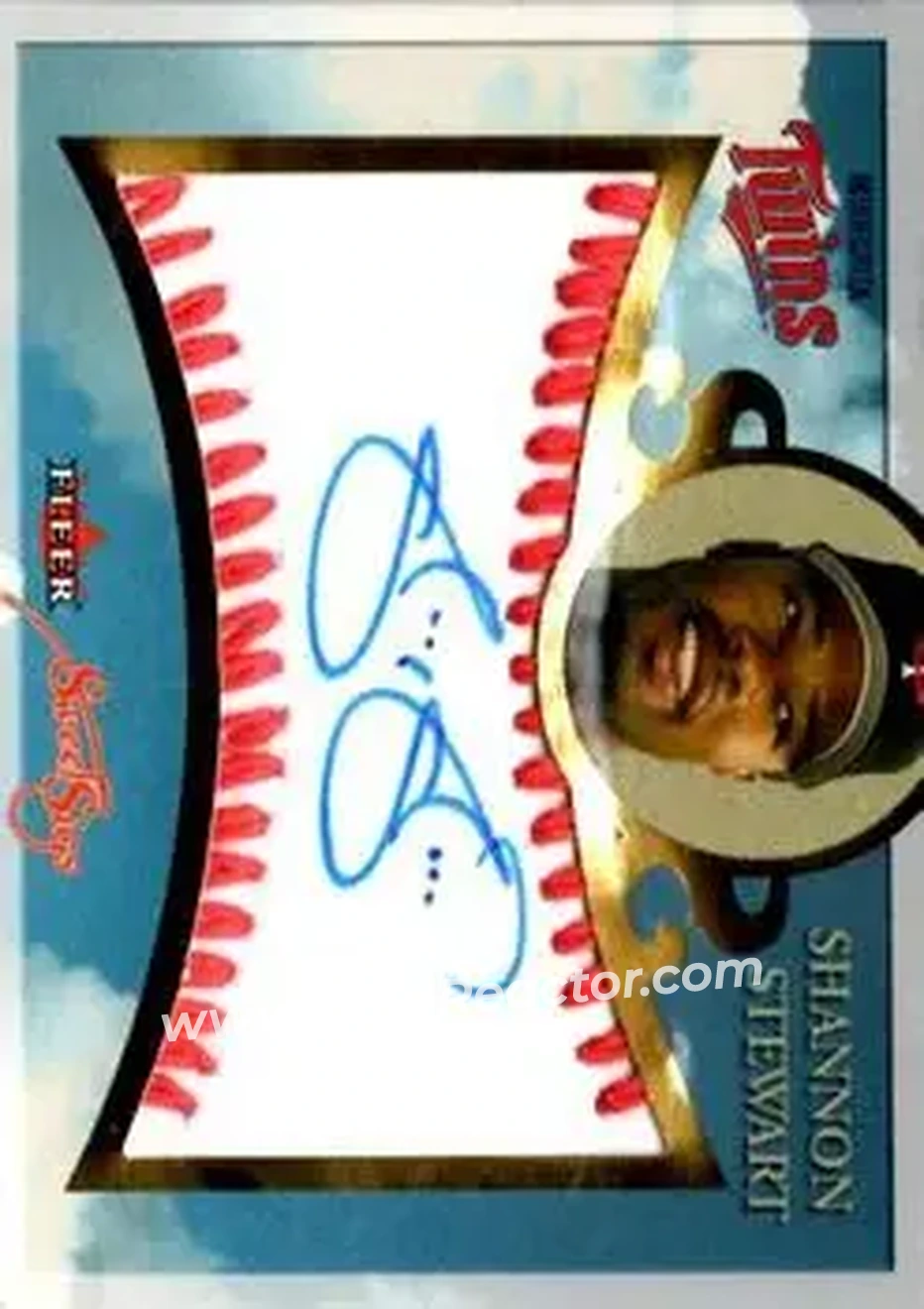 2004 Fleer Sweet Sigs - Autograph Gold #SG-SS - Shannon Stewart - Minnesota Twins - Front