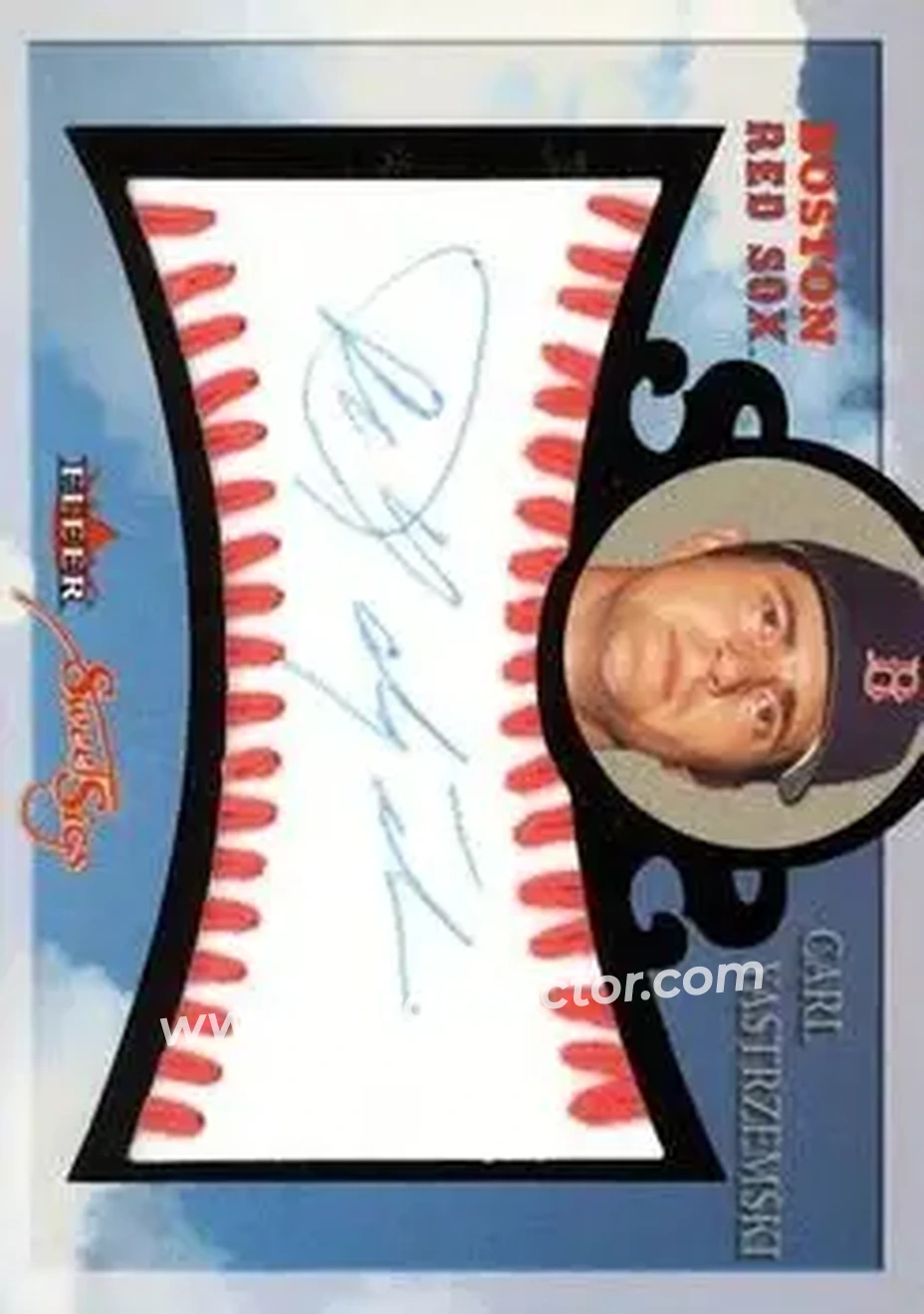 2004 Fleer Sweet Sigs - Autograph Platinum #SG-CY - Carl Yastrzemski - Boston Red Sox - Front