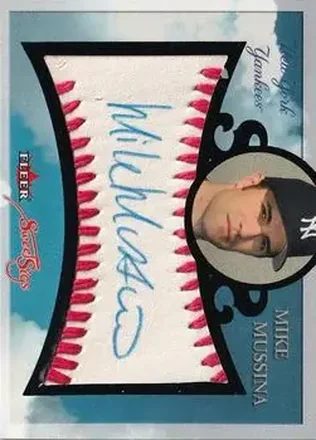 2004 Fleer Sweet Sigs - Autograph Platinum #SG-MM - Mike Mussina - New York Yankees