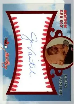 2004 Fleer Sweet Sigs - Autograph Red #SG-JV - Jason Varitek - Boston Red Sox