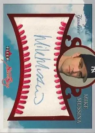 2004 Fleer Sweet Sigs - Autograph Red #SG-MM - Mike Mussina - New York Yankees