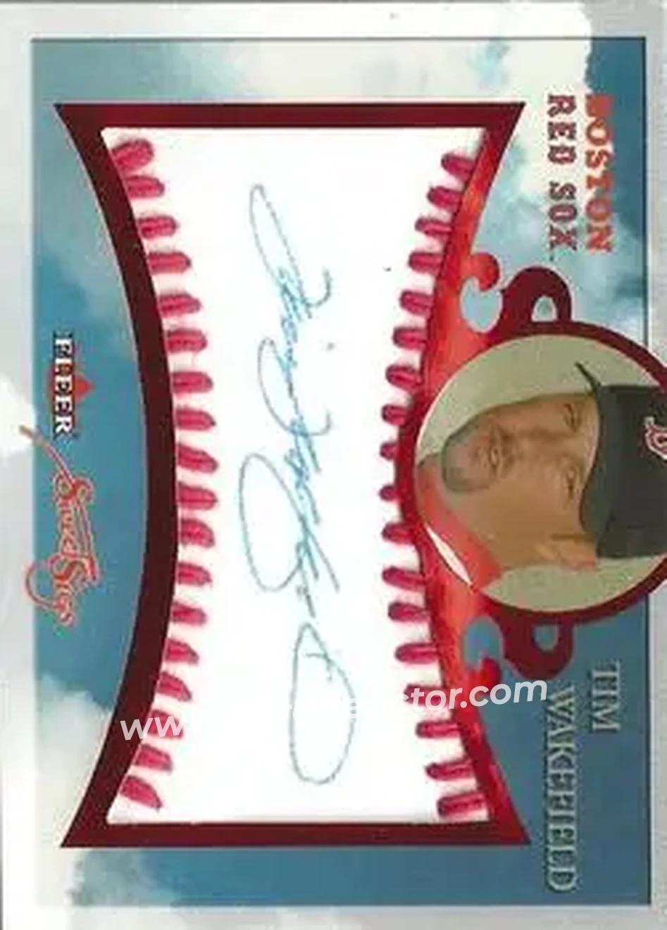 2004 Fleer Sweet Sigs - Autograph Red #SG-TW1 - Tim Wakefield - Boston Red Sox - Front