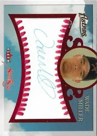 2004 Fleer Sweet Sigs - Autograph Red #SG-WM - Wade Miller - Houston Astros