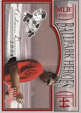 2004 Fleer Sweet Sigs - Ballpark Heroes #2BH - Adam Dunn - Cincinnati Reds