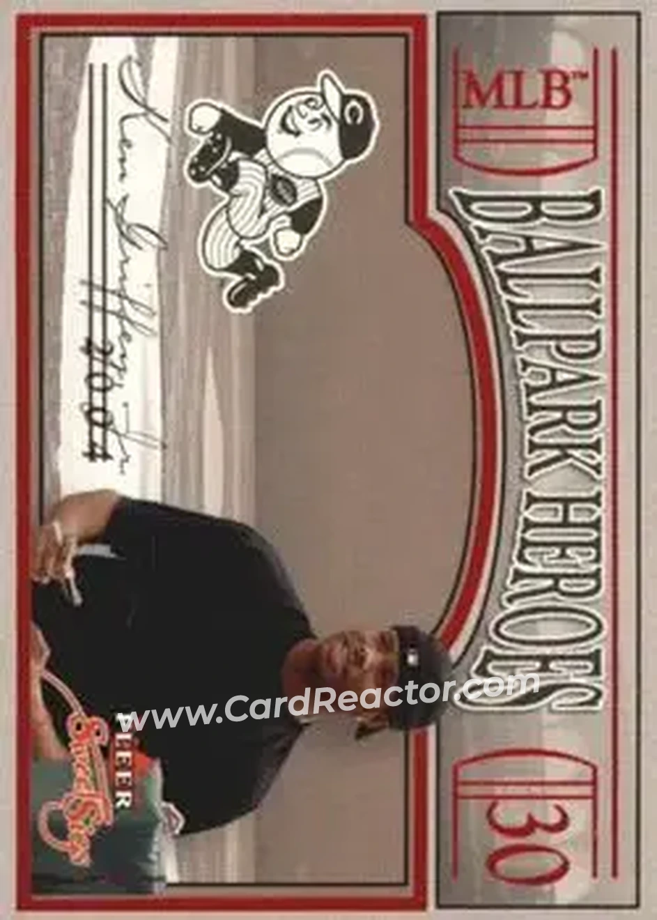 2004 Fleer Sweet Sigs - Ballpark Heroes #4BH - Ken Griffey Jr. - Cincinnati Reds - Front