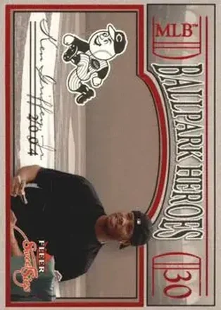 2004 Fleer Sweet Sigs - Ballpark Heroes #4BH - Ken Griffey Jr. - Cincinnati Reds