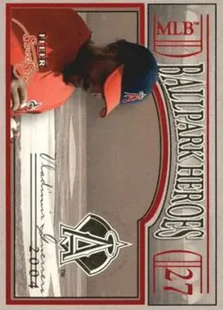 2004 Fleer Sweet Sigs - Ballpark Heroes #5BH - Vladimir Guerrero - Anaheim Angels