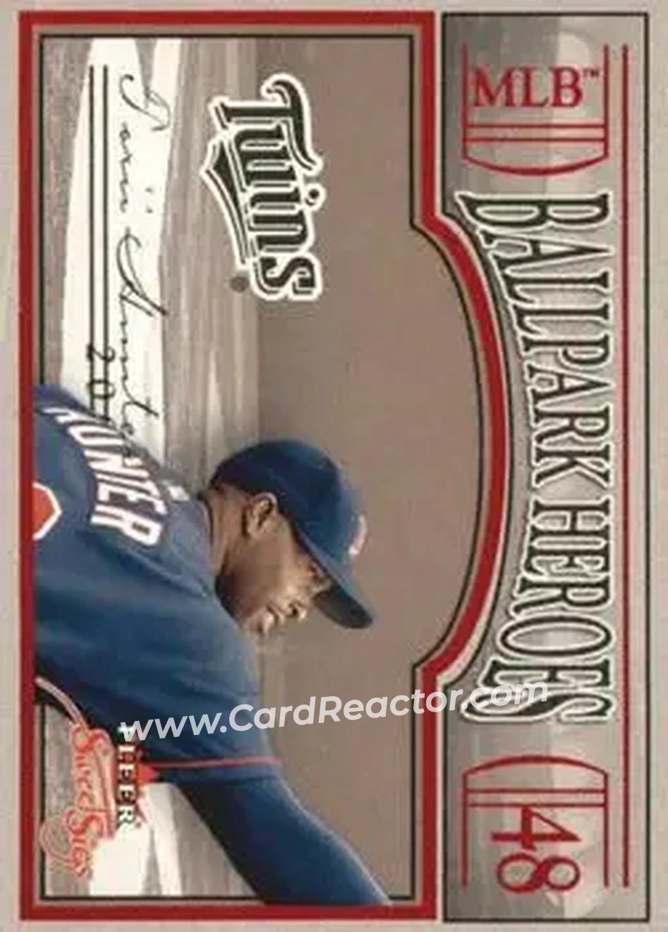 2004 Fleer Sweet Sigs - Ballpark Heroes #6BH - Torii Hunter - Minnesota Twins - Front