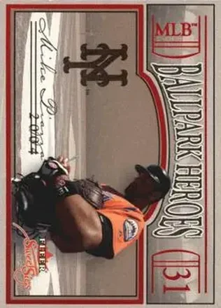 2004 Fleer Sweet Sigs - Ballpark Heroes #8BH - Mike Piazza - New York Mets