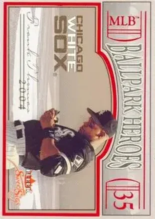 2004 Fleer Sweet Sigs - Ballpark Heroes #10BH - Frank Thomas - Chicago White Sox